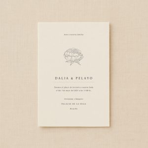 Invitación Dalia