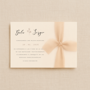 Invitación Seda